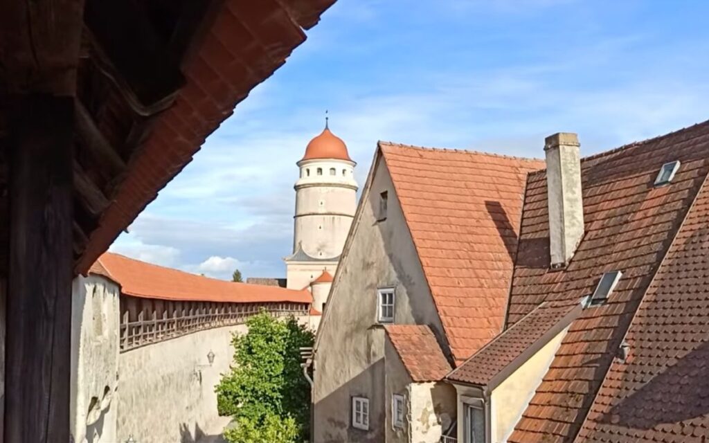 Romantische Strasse Deutschland Nördlingen Ringmauer Rundgang