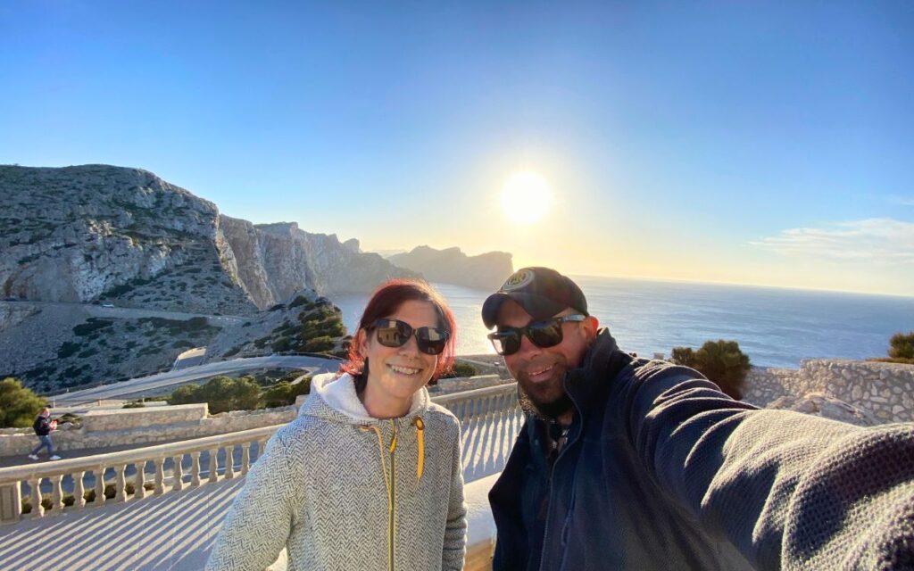 Mallorca mit dem Camper: Tascha und Patrick am Cap Formentor