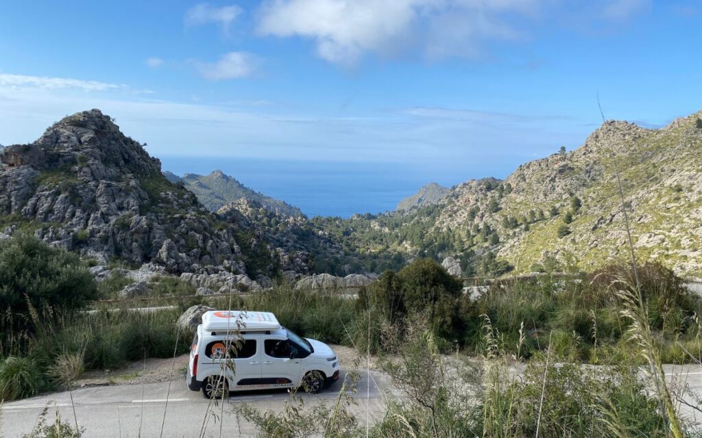 Mallorca mit dem Camper: Roadtrip Ma-10 die Serra de Tramuntana