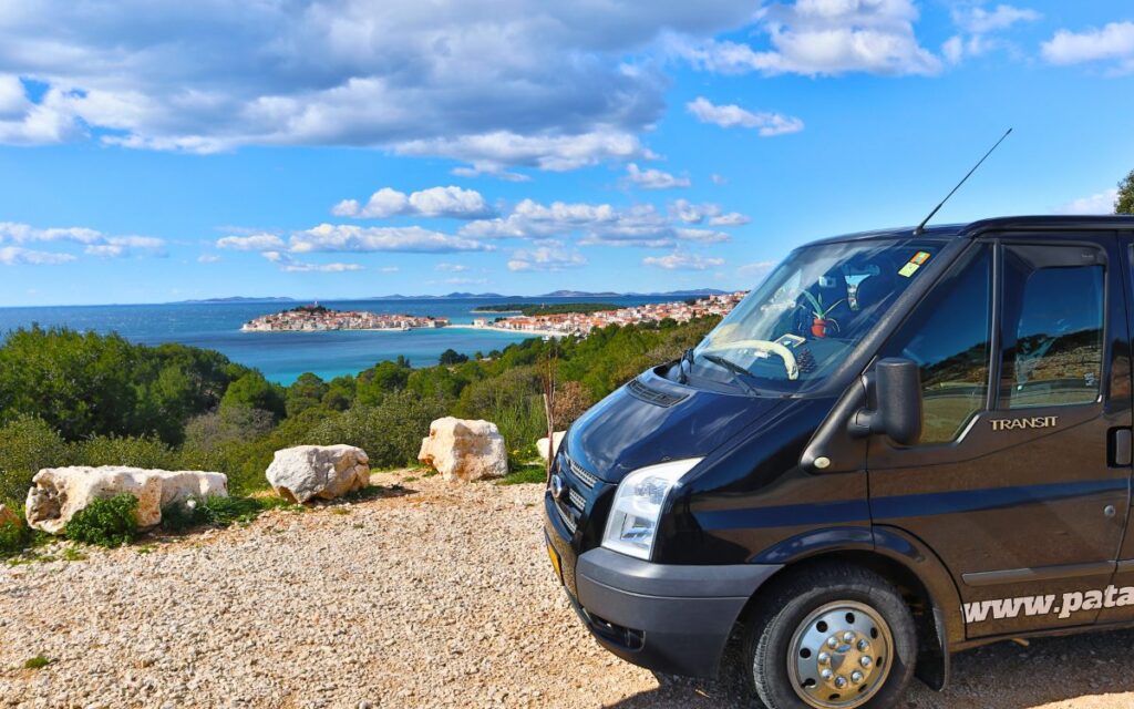 Sveti Stefan Panorama-Aussichtspunkt für das perfekte Urlaubsfoto